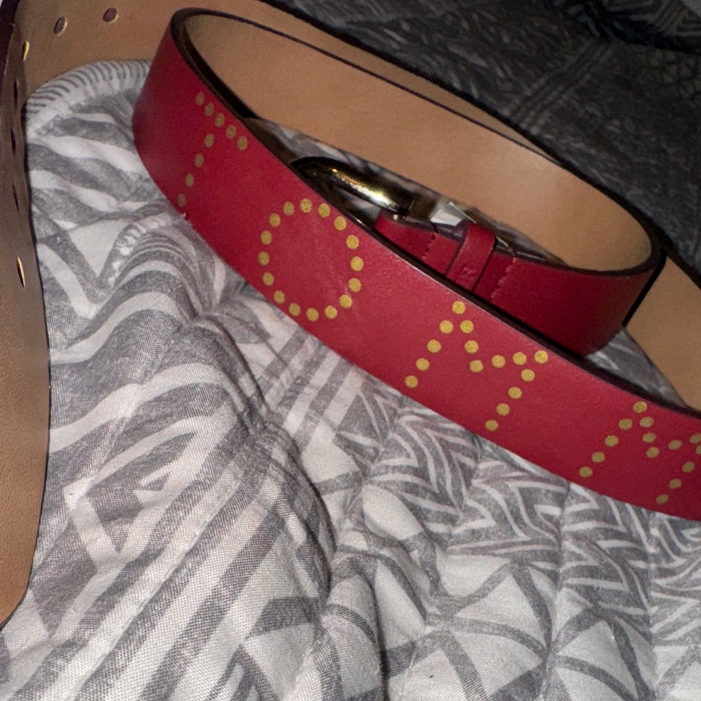 Red Tommy Hilfiger Belt